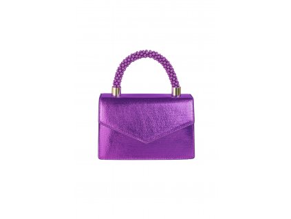 1008 metalicka listova kabelka perry purple