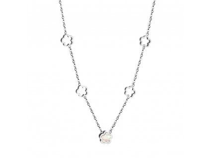 1134 2 strieborny nahrdelnik peony silver