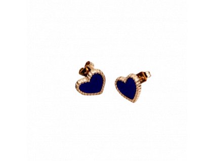 Náušnice CLOVER HEART BLUE