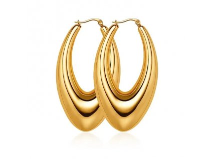 Fashion Solid Color Stainless Steel Plating Earrings 1 Pair (1)