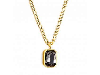 831 2 pozlateny nahrdelnik felicia black