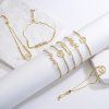 Fashion MAMA Letter Copper Zircon Bracelets (1)