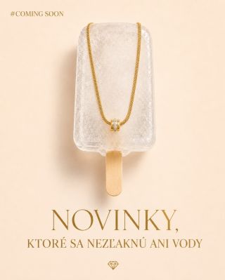 Leto preverí každý šperk. ☀️💧 More, bazén, horúce dni aj spontánne plány… a práve preto k nám prichádzajú novinky, ktoré...