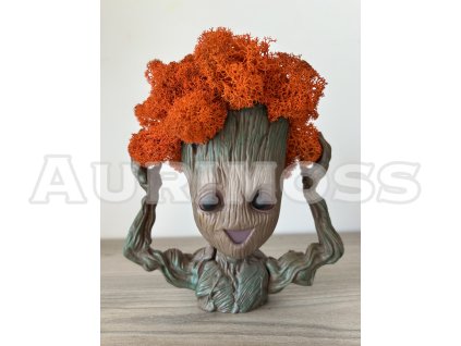 Groot 3 - Dekoratívna figúrka stromčeka so stabilizovaným machom