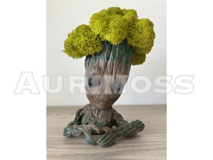 Groot 4 - Dekorative Baumfigur mit stabilisiertem Moos