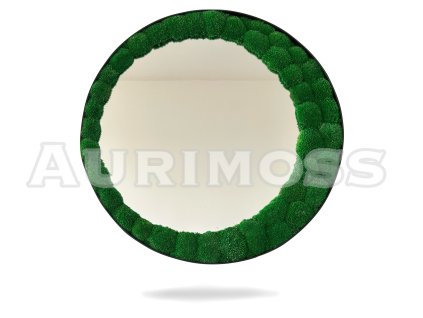 Kruhové zrkadlo s kopcovitym machom