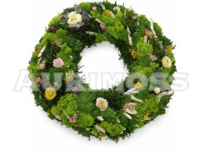 Machový veniec – Zelený dotyk jari