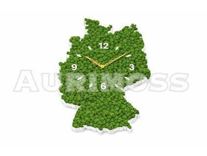 Machové hodiny – Mapa Nemecka