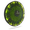 Machové hodiny Zelená Večnosť s LED podsvietením bokom