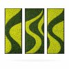 Variant 2 machový obraz Aurimoss Zelená vlna