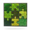 Moosbild Puzzle aus stabilisiertem Moos – Design Wanddekoration