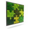 Moosbild Puzzle aus stabilisiertem Moos – Design Wanddekoration