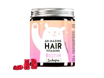 Bears With Benefits Ah mazing vitamíny pro zdravé vlasy s biotinem bez cukru Aurio 01