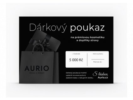 dárkový poukaz Aurio.cz