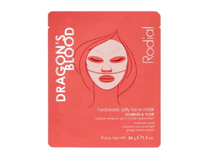 Rodial Dragons Blood Hyaluronic chladivá hydro-gelová maska s hydratačním účinkem