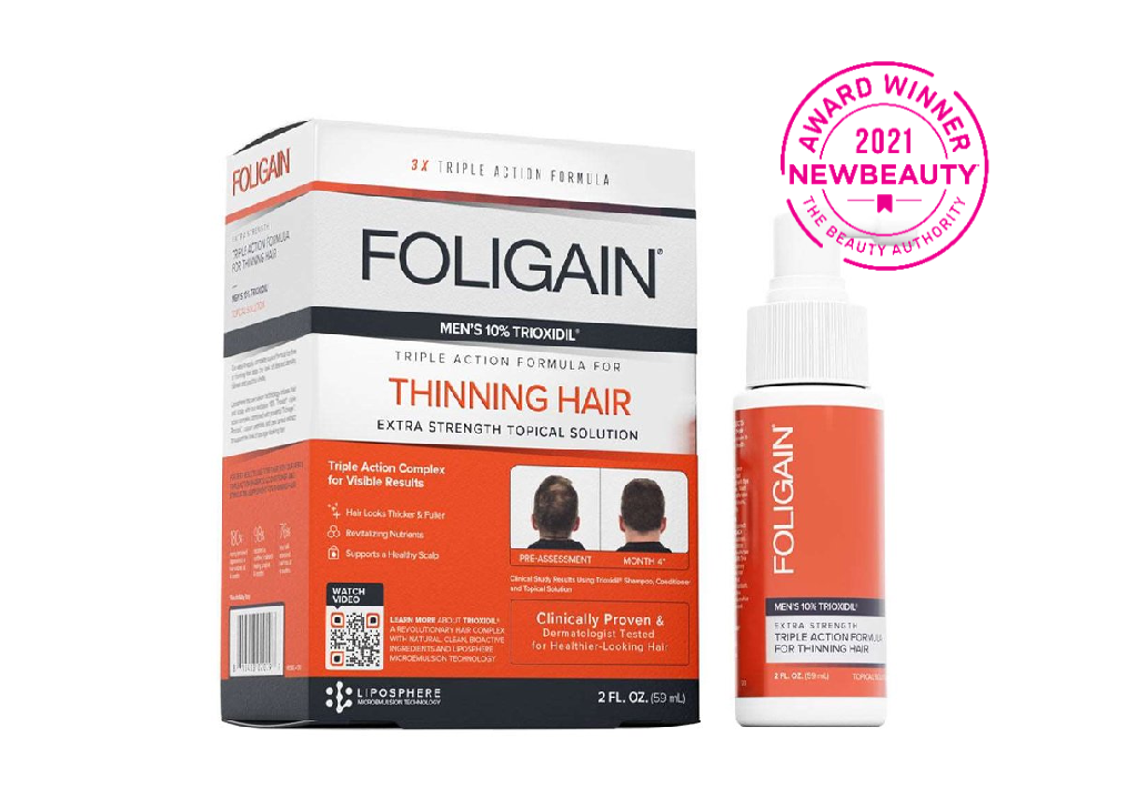 Foligain Triple Action sérum proti padání vlasů s 10% trioxidilem pro muže