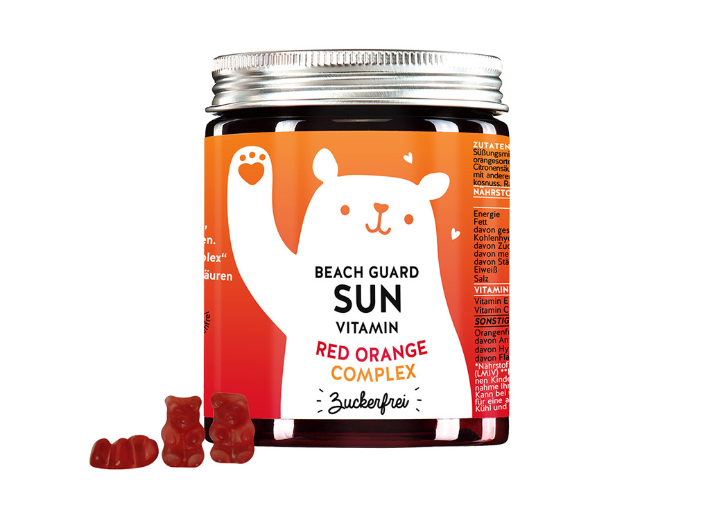 Bears with Benefits Beach Guard antioxidační vitaminový komplex na opalování