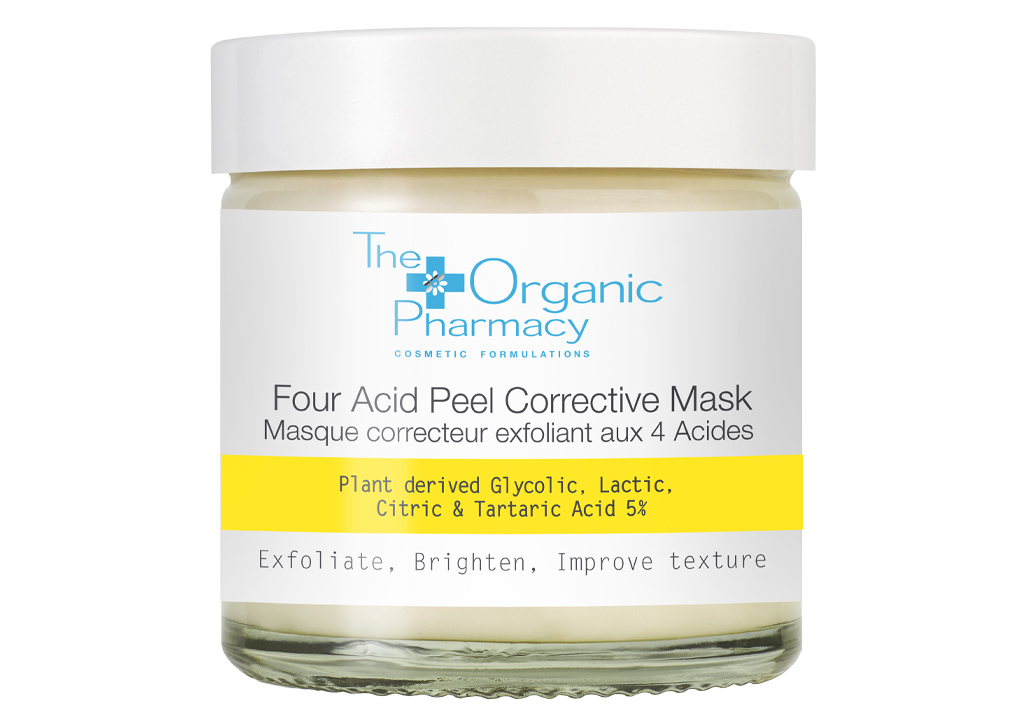 Levně The Organic Pharmacy Four Acid Peel pleťová maska