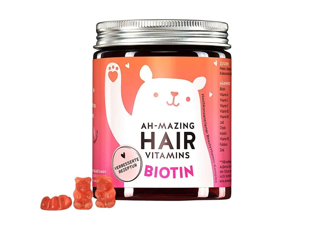 Bears with Benefits Ah-mazing vitaminy pro zdravé vlasy s biotinem 45 ks
