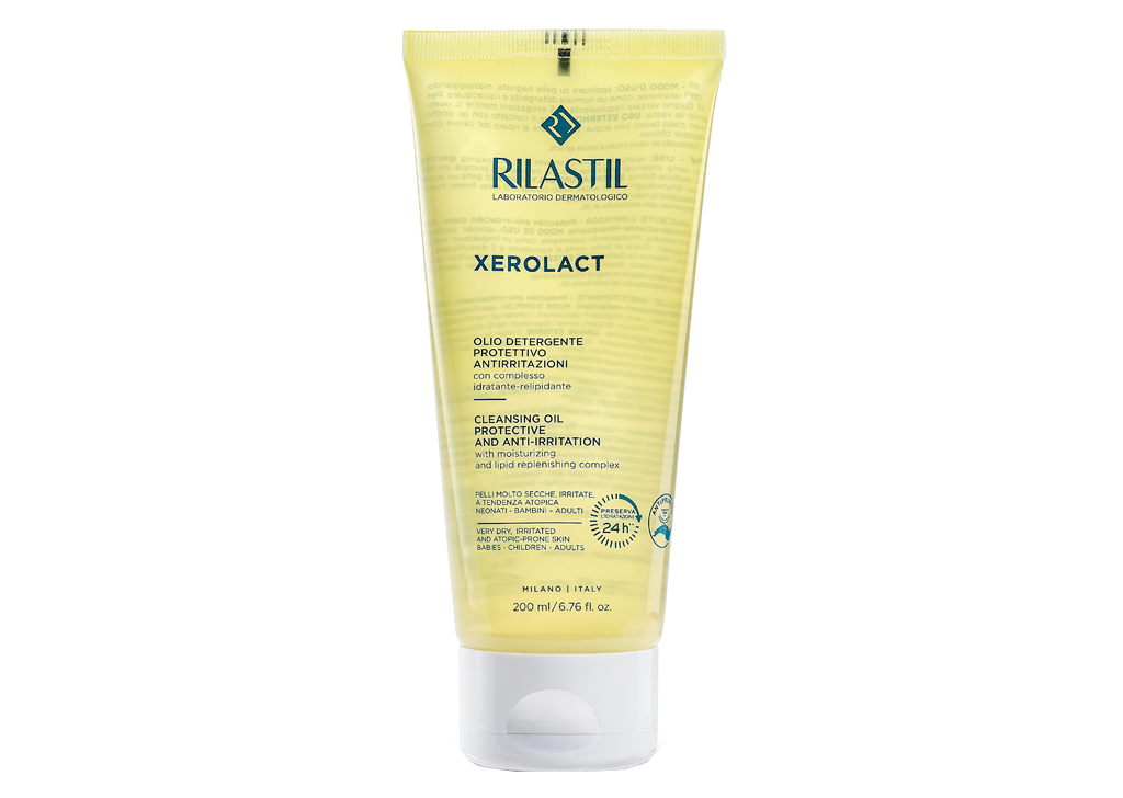 Rilastil Xerolact čistící olej na obličej a tělo 200 ml