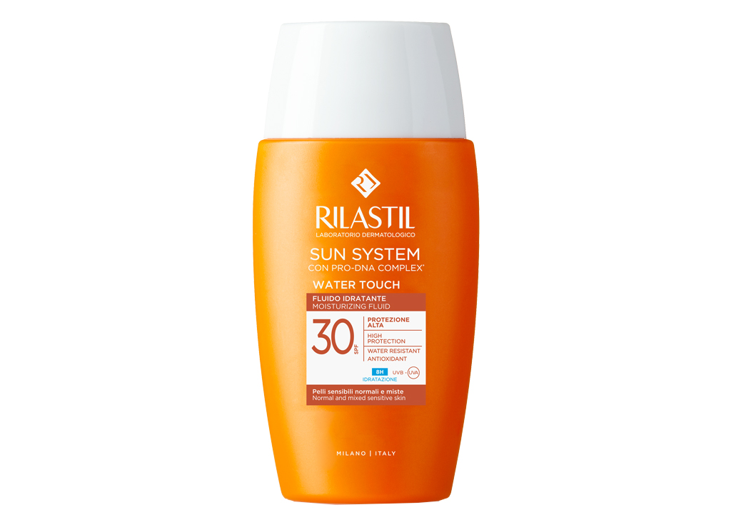 Rilastil Sun System Water Touch voděodolný fluid na tvář s UV filtry SPF 30