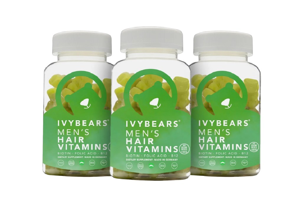 IvyBears vlasové vitamíny pro muže na 3 měsíce