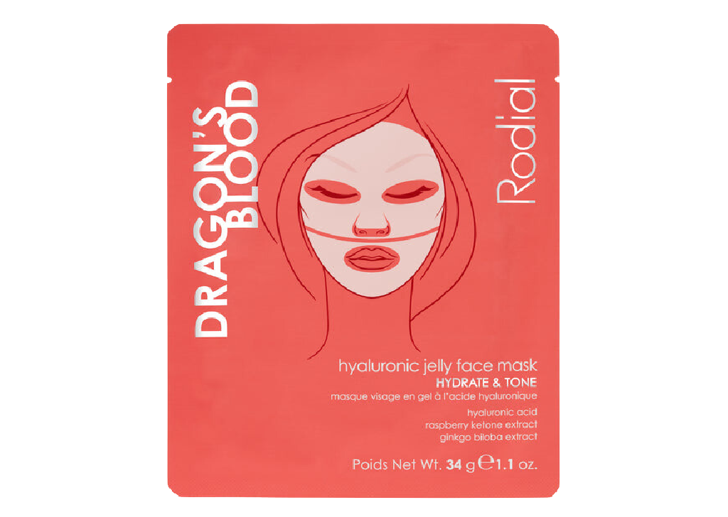 Rodial Dragons Blood Hyaluronic chladivá hydro-gelová maska s hydratačním účinkem