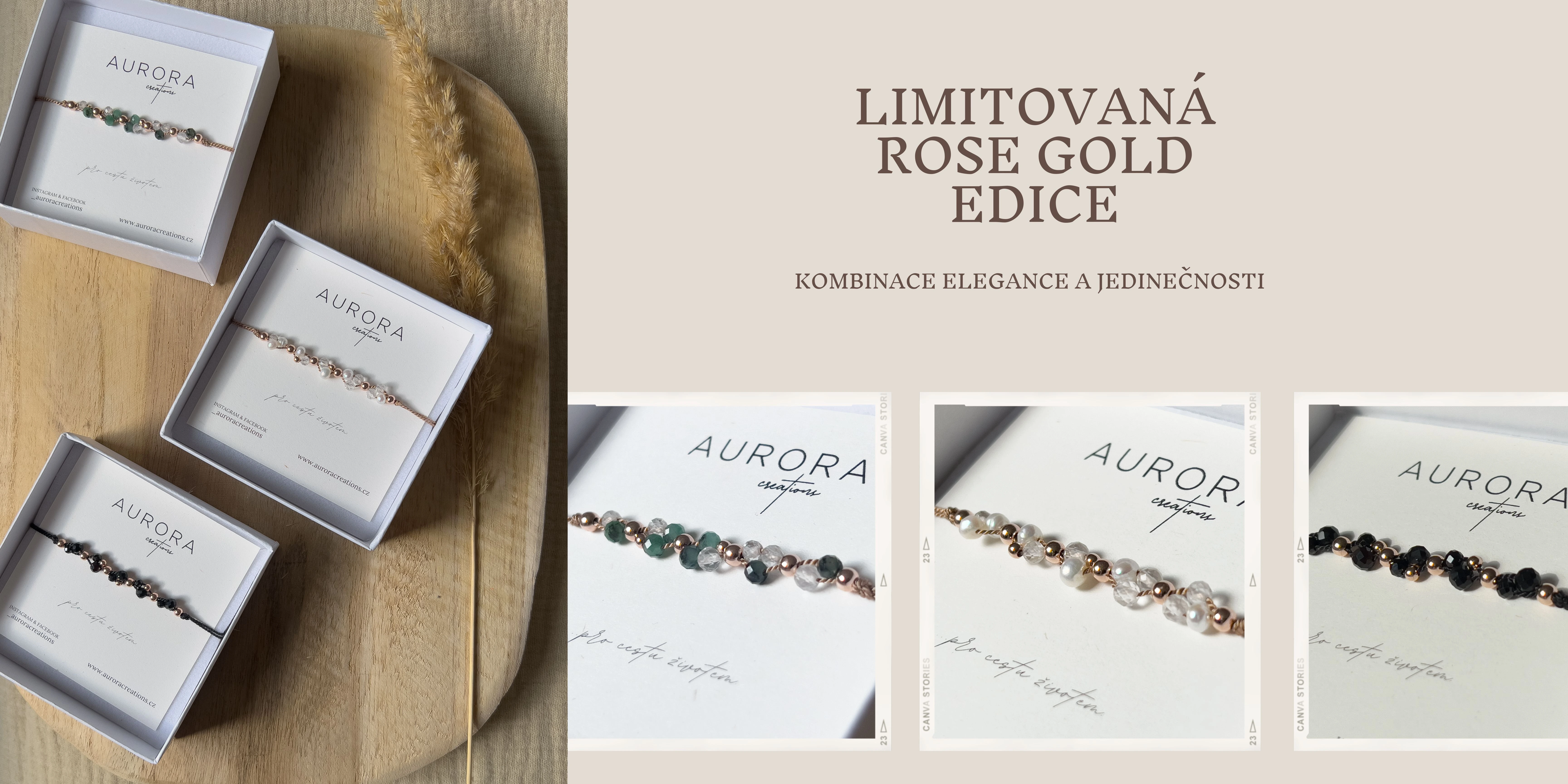 Limitovaná Rose gold kolekce