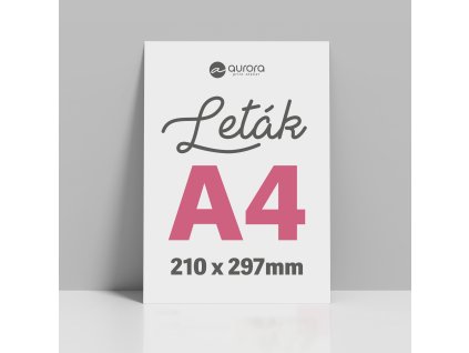 leták A4