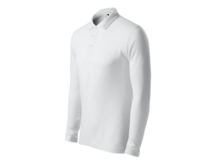 Pique Polo LS-biela