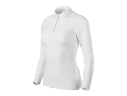 Pique Polo LS-biela