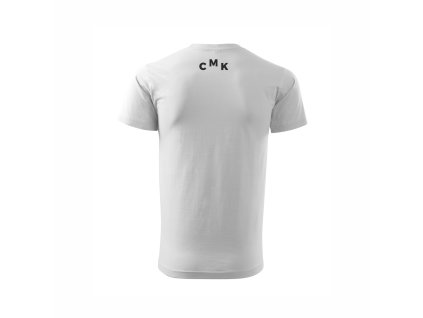 relax tricko biele chrbat