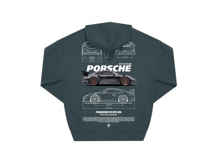 porsche chrbát zelená No 02