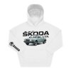mikina škoda 125L biela predok