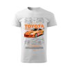 tričko toyota predok biela