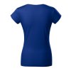 Fit V-neck-kráľovská modrá