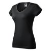 Fit V-neck-ebony gray