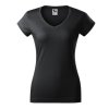 Fit V-neck-ebony gray