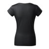 Fit V-neck-ebony gray