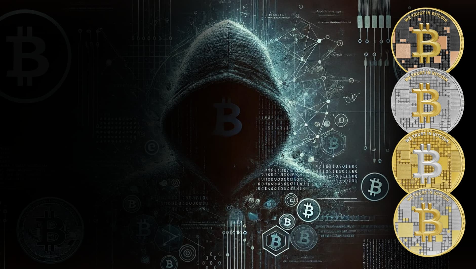 Stříbrná sběratelská medaile Silver Bitcoin