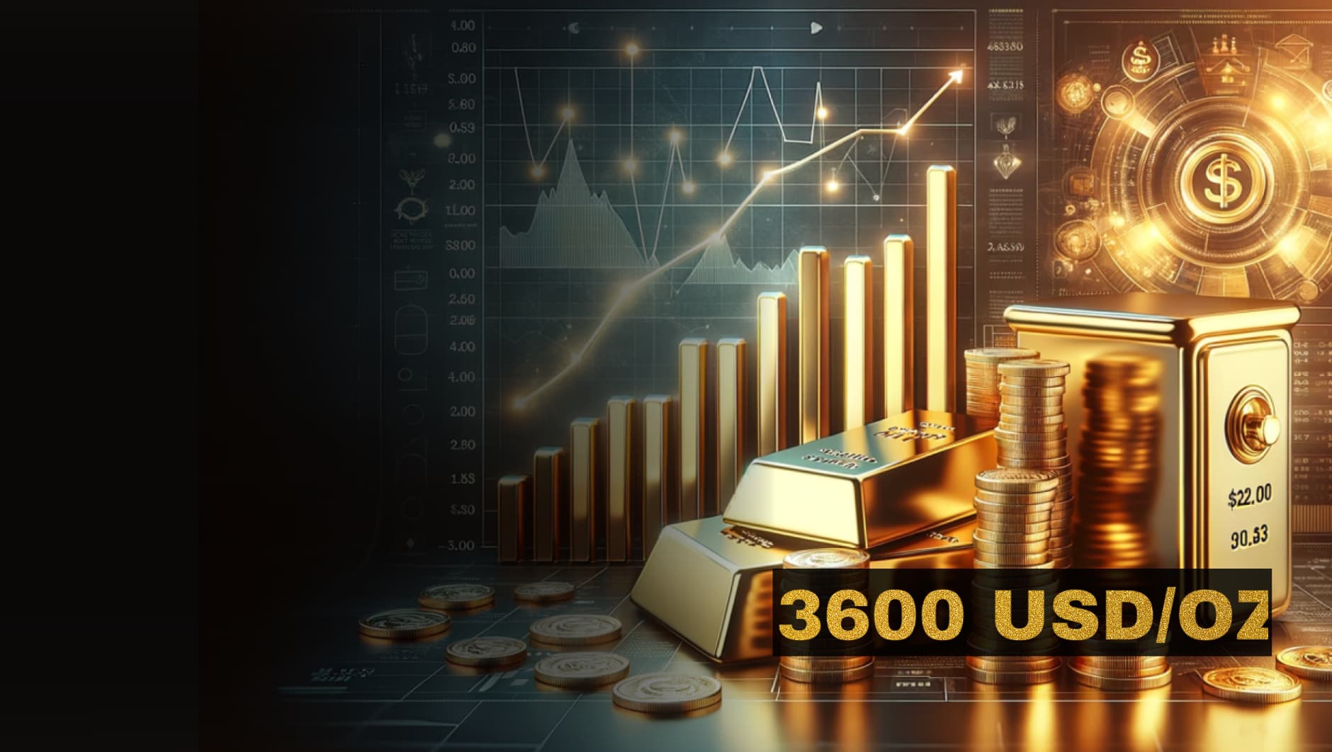 Zlato pokořilo hranici 3 600 USD/Oz
