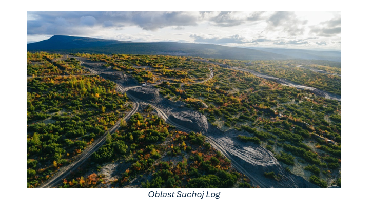 Těžba zlata Suchoj Log (Irkutská oblast)