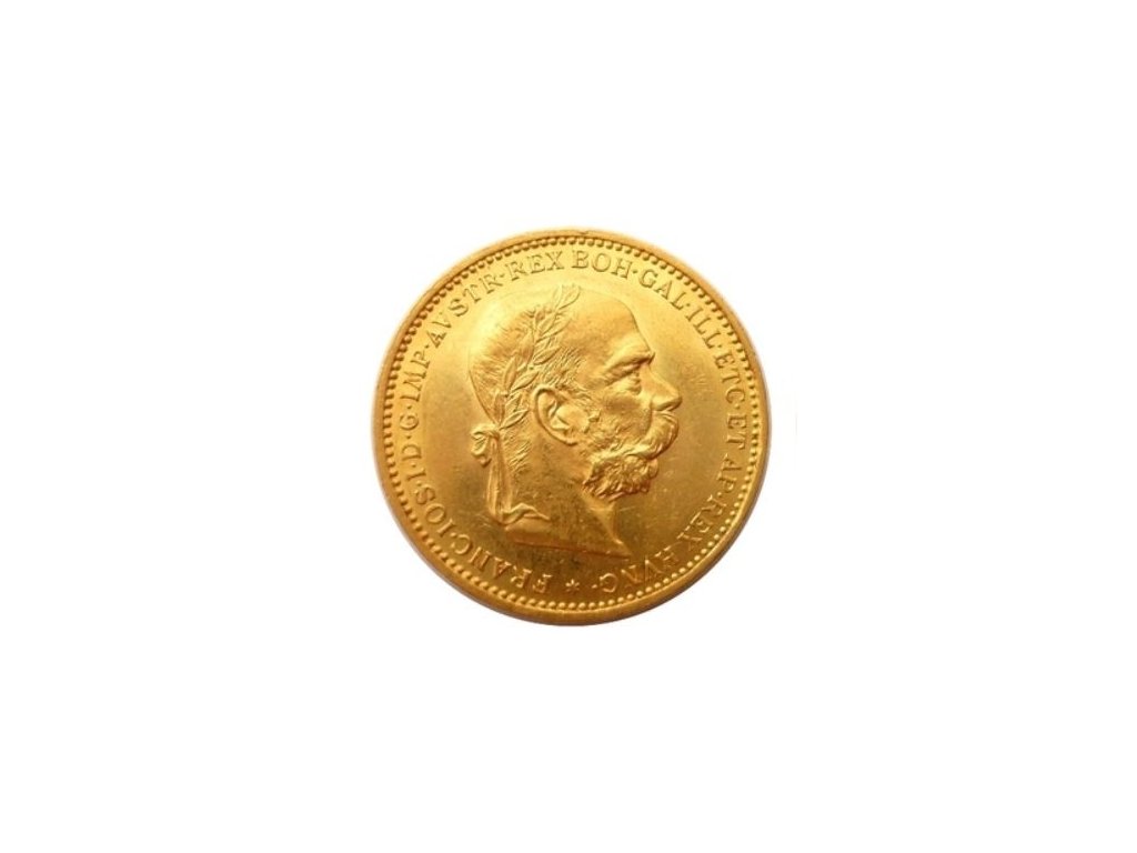 Zlatá mince Dvacetikoruna Františka Josefa I. Rakouská ražba 1899