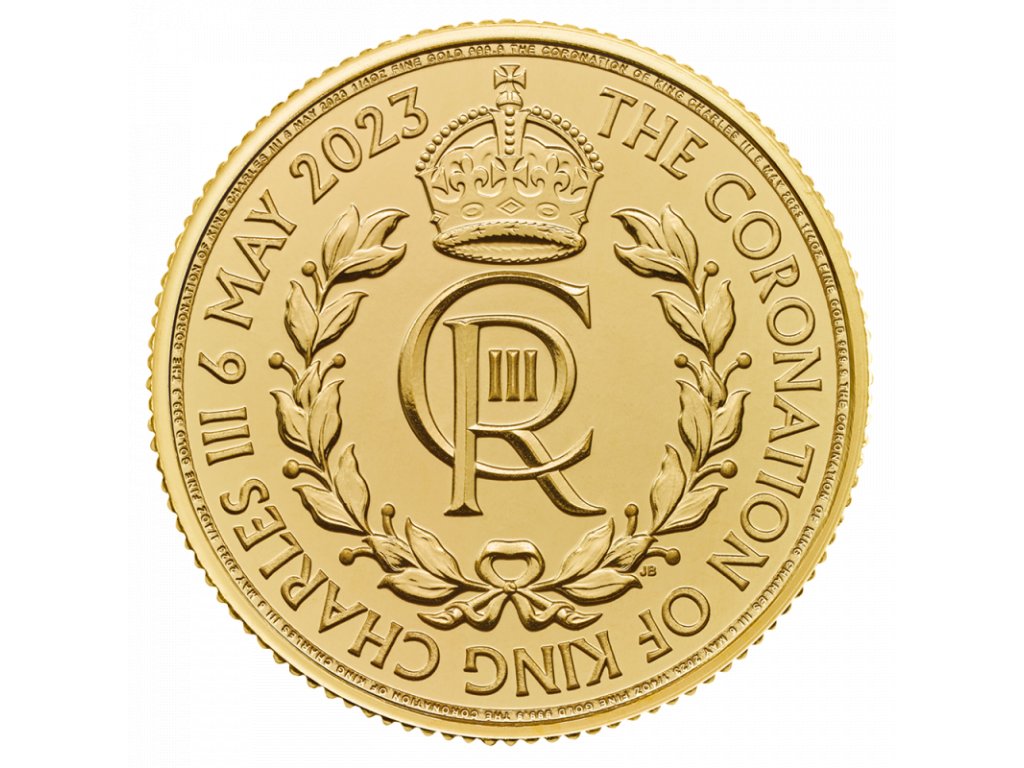 Zlatá investiční mince Charles 1/4 Oz 2023 RC III.