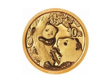 Zlatá investičná minca Panda 1g