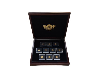 Súprava 10 zlatých mincí The Magnificent Ten 1/10 Oz 2015