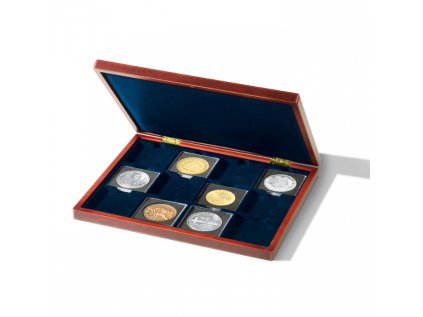 presentation case volterra uno for 12 coins in quadrum xl coin holders xl