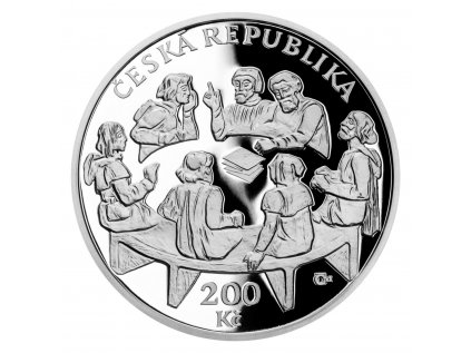 Strieborná minca 200 Kč k 600. výročí vydání čtyř pražských artikulů 2020 Proof