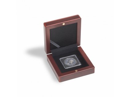 Univerzálna hnedá krabička pre 1 mincu - Mini kapsle