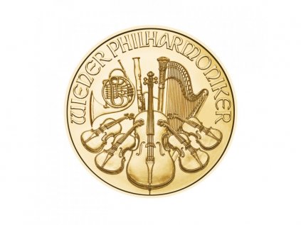 Zlatá investiční mince Wiener Philharmoniker 1/10 Oz